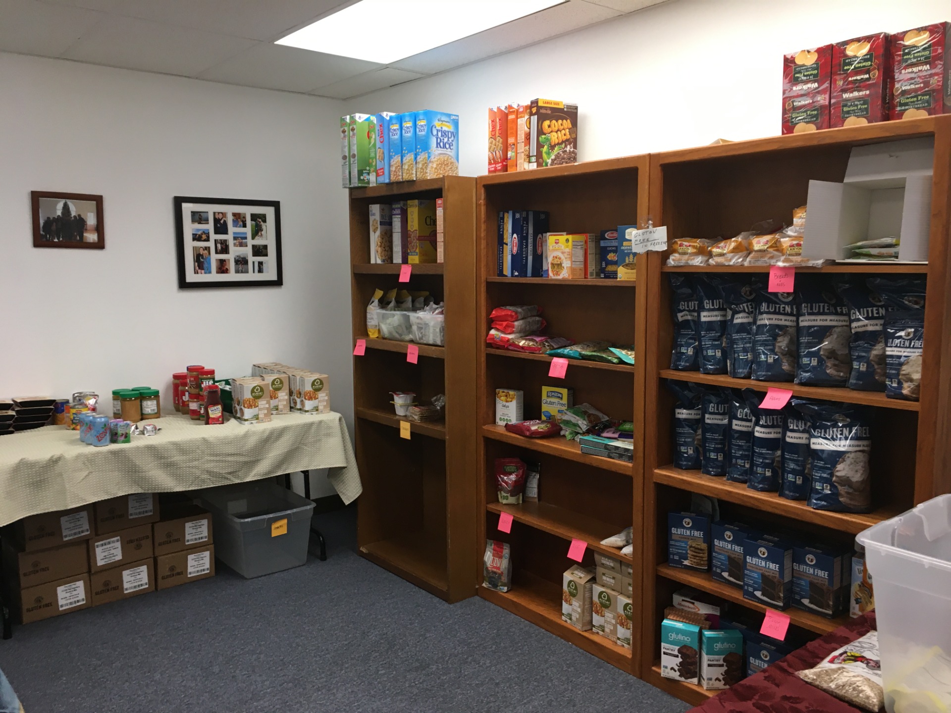 Project Just Because Gluten Free Food Pantry Manyhandsfoodpantry